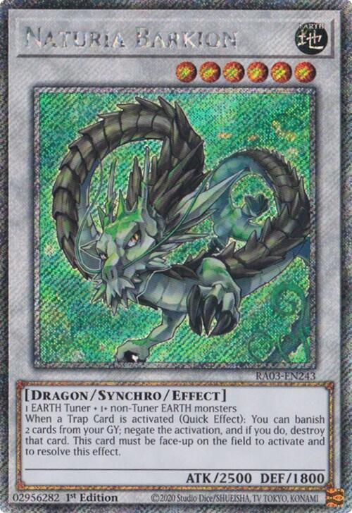 Naturia Barkion (Platinum Secret Rare) [RA03-EN243] Platinum Secret Rare | The CG Realm