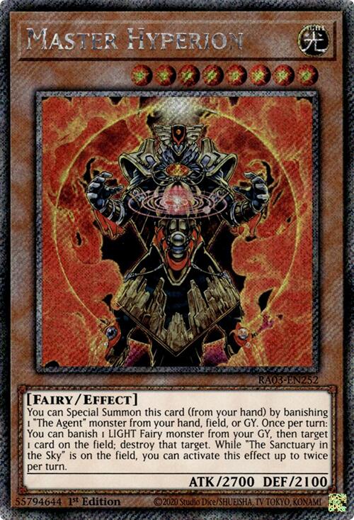 Master Hyperion (Platinum Secret Rare) [RA03-EN252] Platinum Secret Rare | The CG Realm