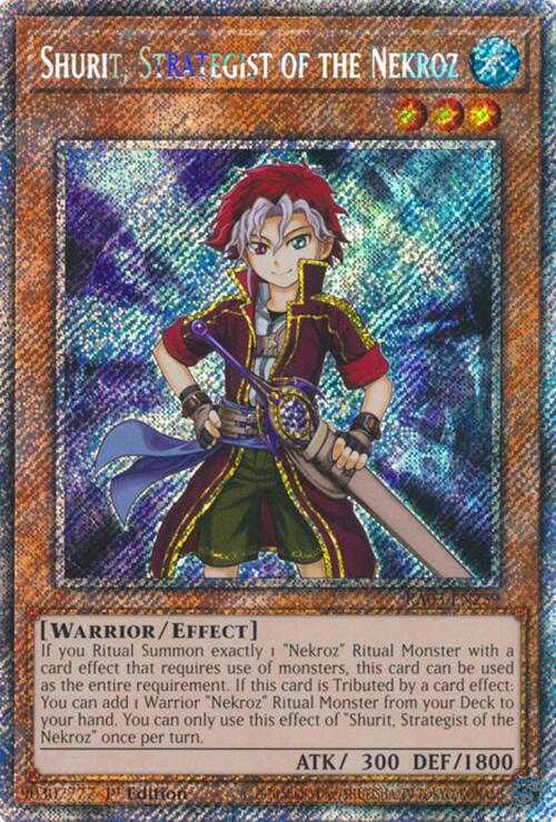 Shurit, Strategist of the Nekroz (Platinum Secret Rare) [RA03-EN259] Platinum Secret Rare | The CG Realm