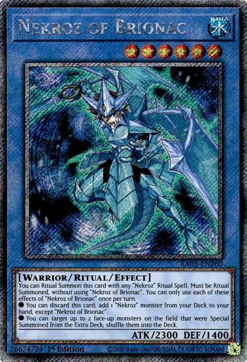 Nekroz of Brionac (Platinum Secret Rare) [RA03-EN260] Platinum Secret Rare | The CG Realm