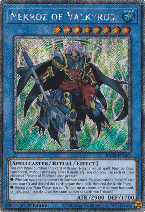 Nekroz of Valkyrus (Platinum Secret Rare) [RA03-EN263] Platinum Secret Rare | The CG Realm