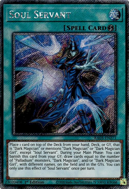 Soul Servant (Platinum Secret Rare) [RA03-EN271] Platinum Secret Rare | The CG Realm