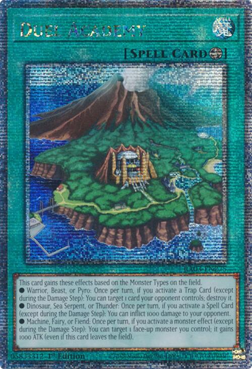 Duel Academy (card) (Quarter Century Secret Rare) [RA03-EN275] Quarter Century Secret Rare | The CG Realm