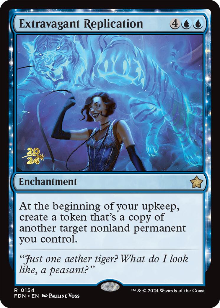 Extravagant Replication [Foundations Prerelease Promos] | The CG Realm