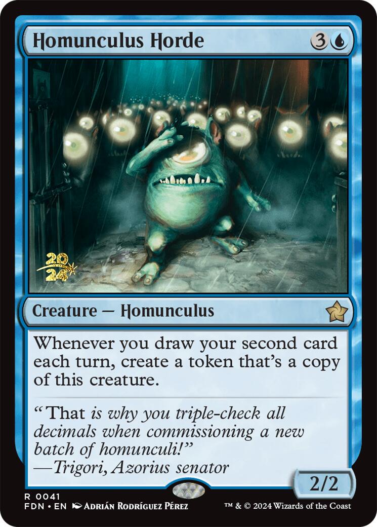 Homunculus Horde [Foundations Prerelease Promos] | The CG Realm