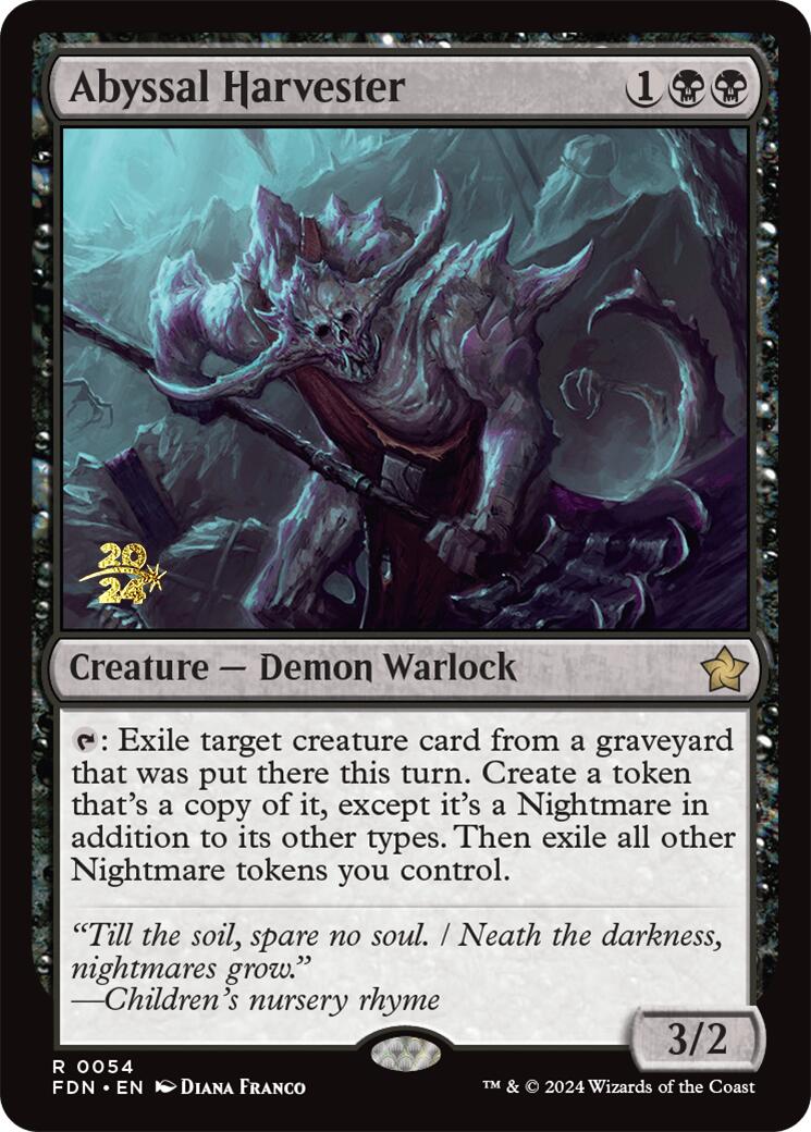 Abyssal Harvester [Foundations Prerelease Promos] | The CG Realm