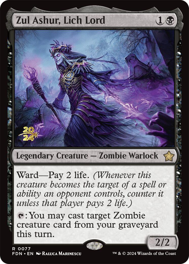 Zul Ashur, Lich Lord [Foundations Prerelease Promos] | The CG Realm