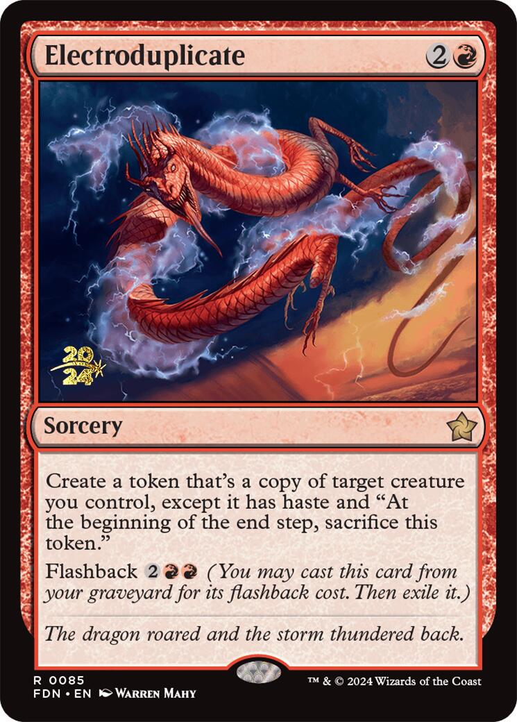 Electroduplicate [Foundations Prerelease Promos] | The CG Realm