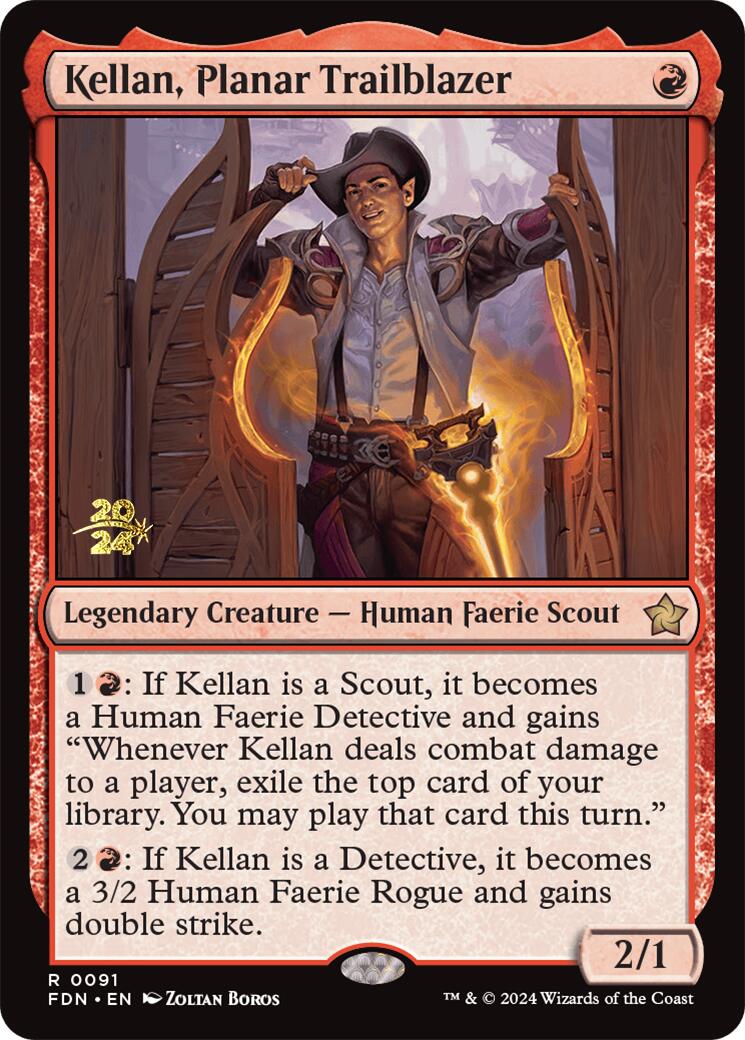 Kellan, Planar Trailblazer [Foundations Prerelease Promos] | The CG Realm