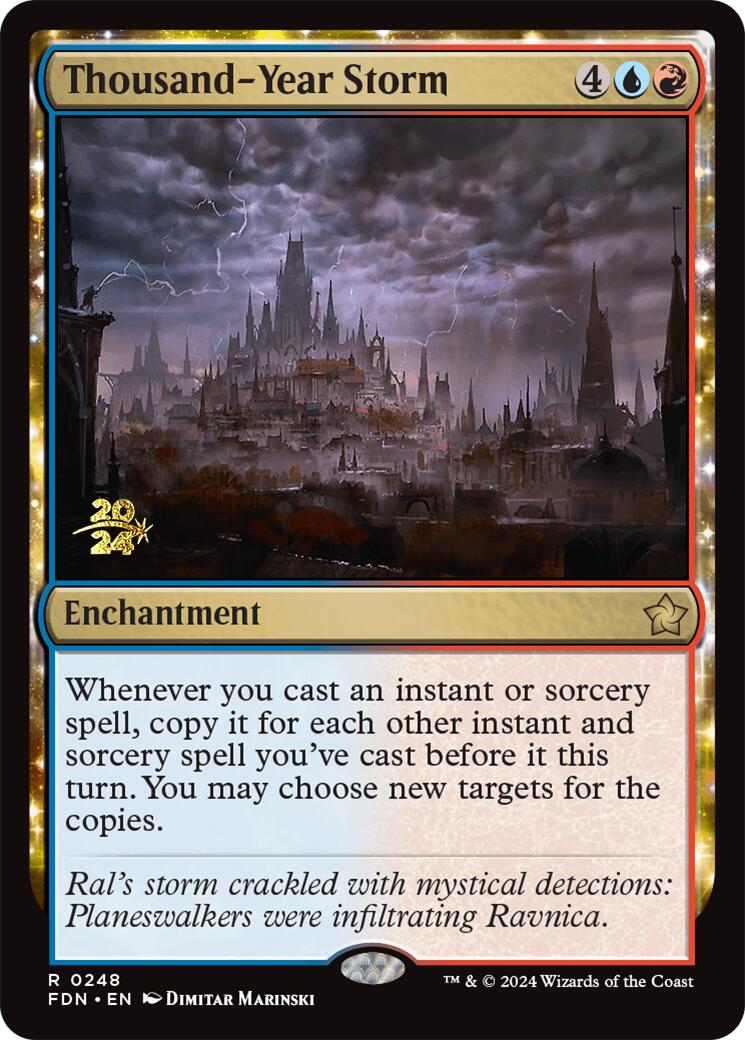 Thousand-Year Storm [Foundations Prerelease Promos] | The CG Realm