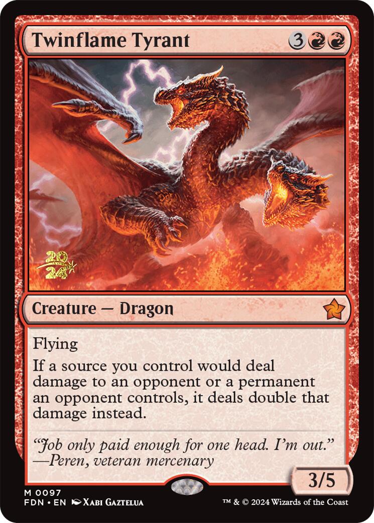 Twinflame Tyrant [Foundations Prerelease Promos] | The CG Realm