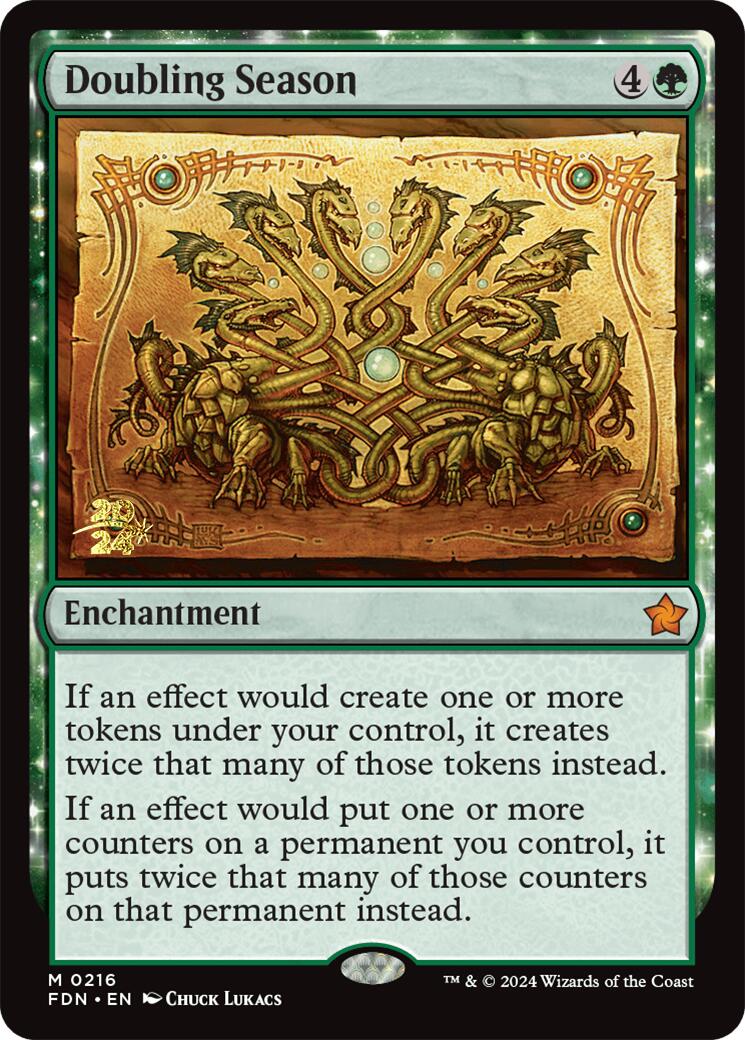 Doubling Season [Foundations Prerelease Promos] | The CG Realm