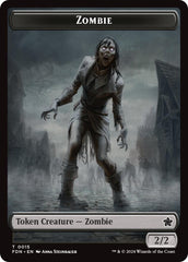 Goblin // Zombie Doubled-Sided Token [Foundations Tokens] | The CG Realm
