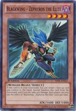 Blackwing - Zephyros the Elite (BP01-EN215) - Battle Pack: Epic Dawn Unlimited