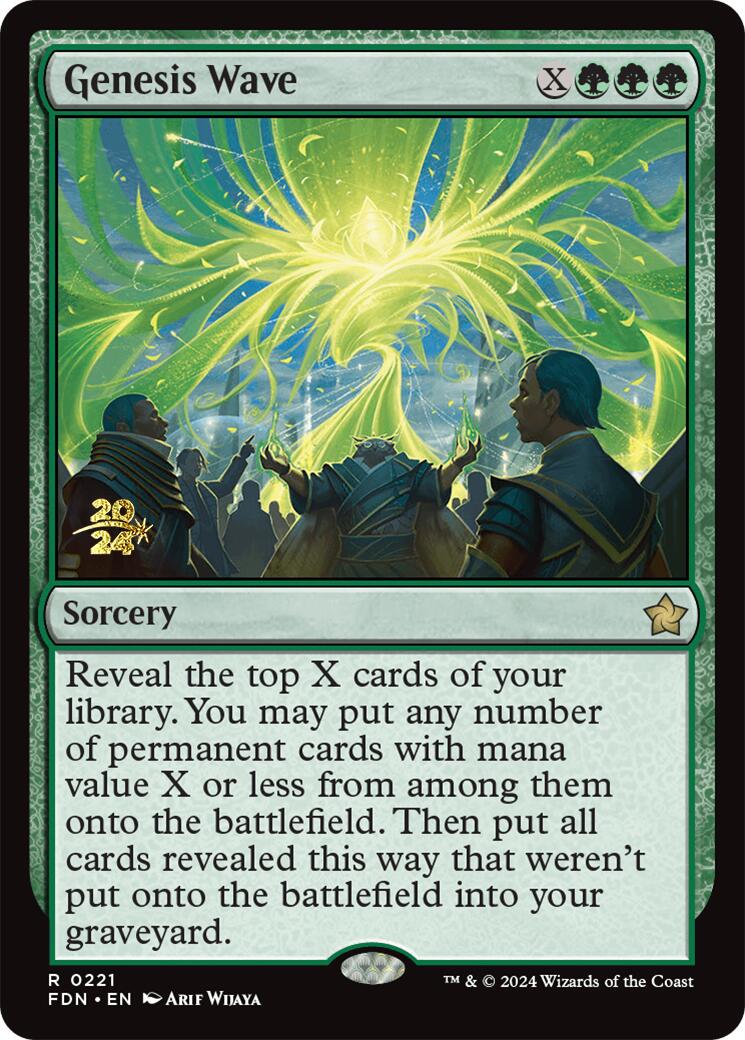Genesis Wave [Foundations Prerelease Promos] | The CG Realm