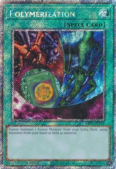Polymerization (Alternate Art) (Platinum Secret Rare) [RA03-EN051] Platinum Secret Rare | The CG Realm