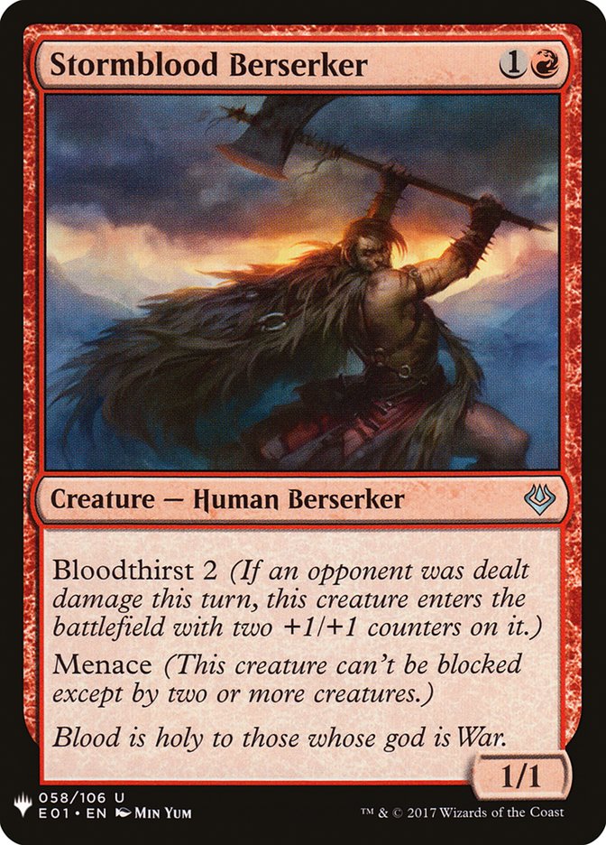 Stormblood Berserker [Mystery Booster] | The CG Realm