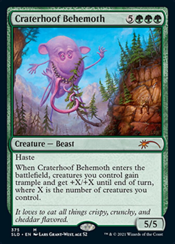 Craterhoof Behemoth (375) [Secret Lair Drop Series] | The CG Realm