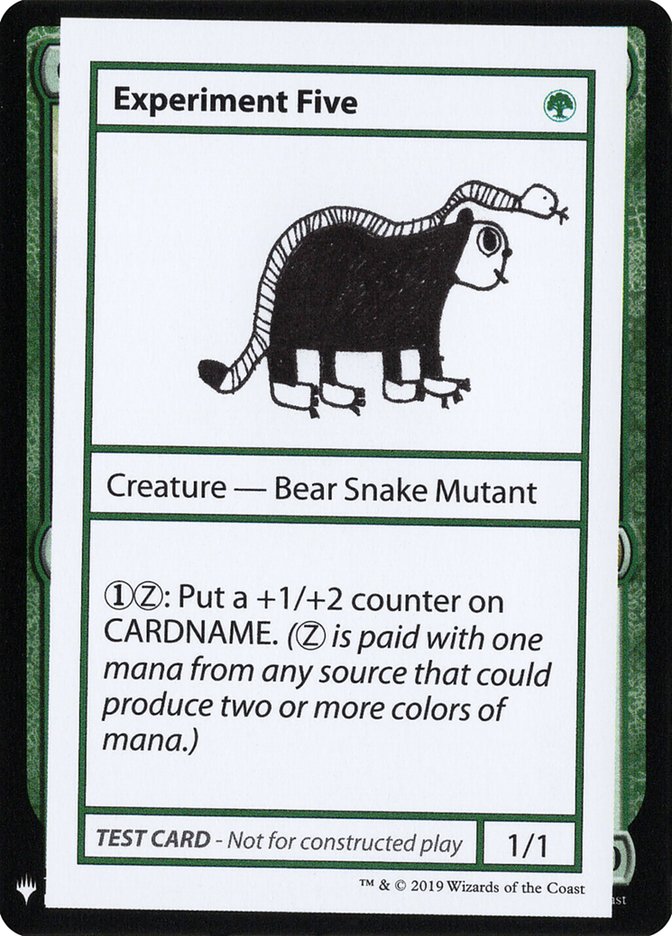Experiment Five [Mystery Booster Playtest Cards] | The CG Realm