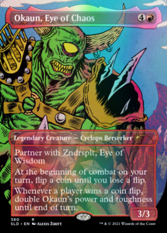 Okaun, Eye of Chaos (SLD-380) - Secret Lair Drop (Borderless)
