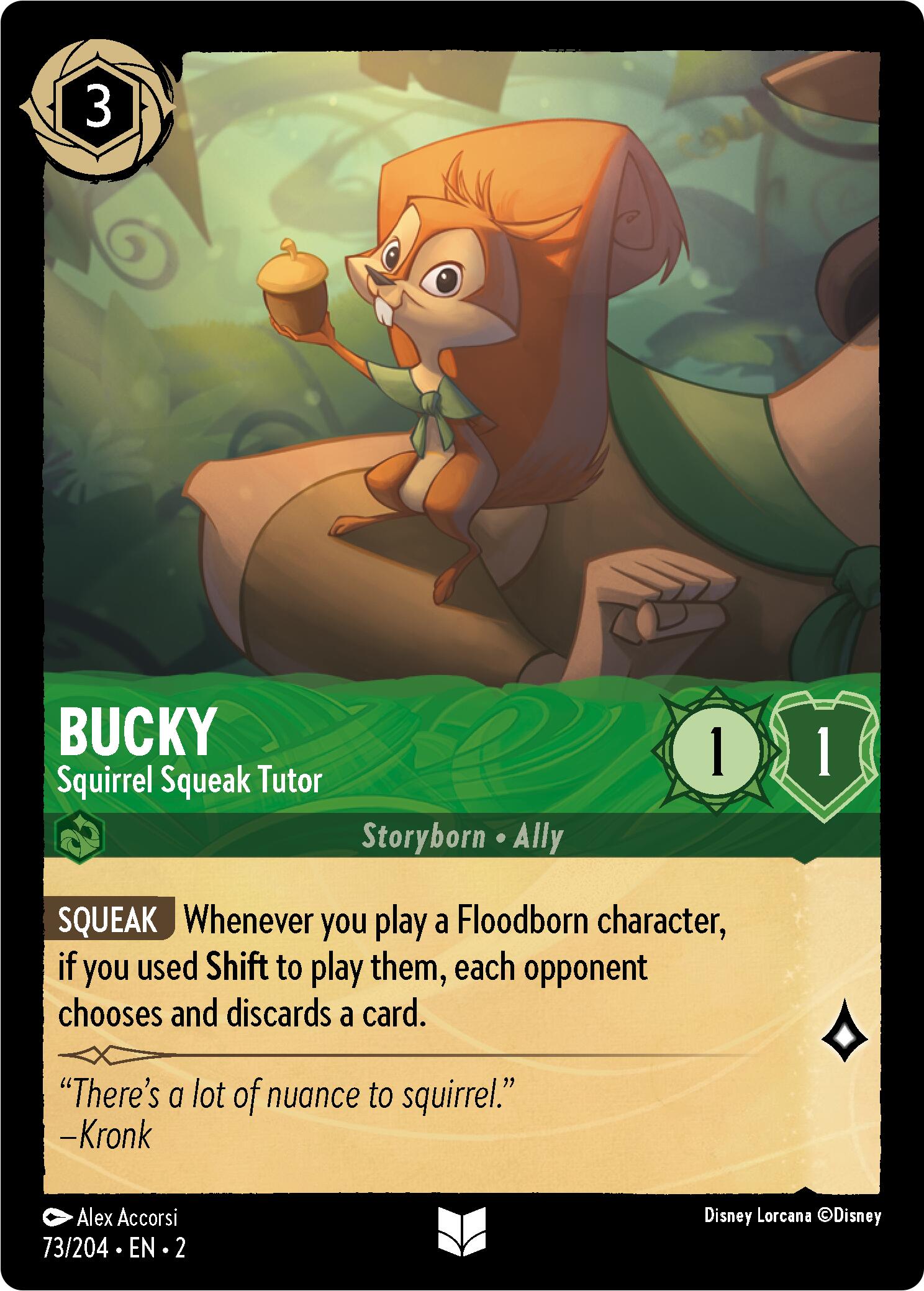 Bucky - Squirrel Squeak Tutor (Errata Version) (73/204) [Rise of the Floodborn] | The CG Realm