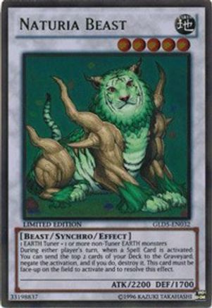 Naturia Beast (GLD5-EN032) - Gold Series: Haunted Mine Limited