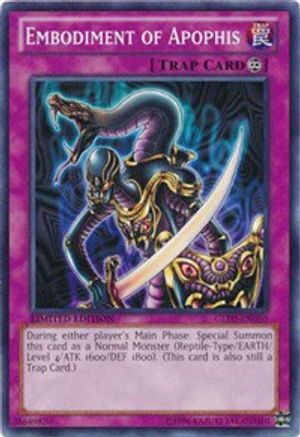Embodiment of Apophis (GLD5-EN050) - Gold Series: Haunted Mine Limited