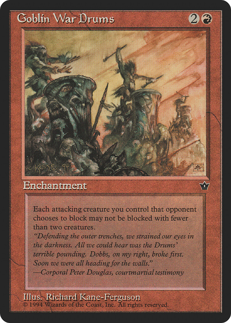 Goblin War Drums (Ferguson) (FEM-) - Fallen Empires