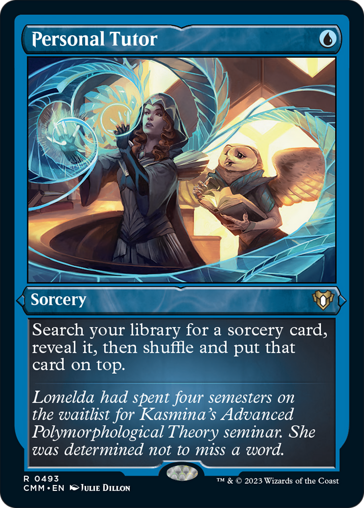 Personal Tutor (Foil Etched) [Commander Masters] | The CG Realm