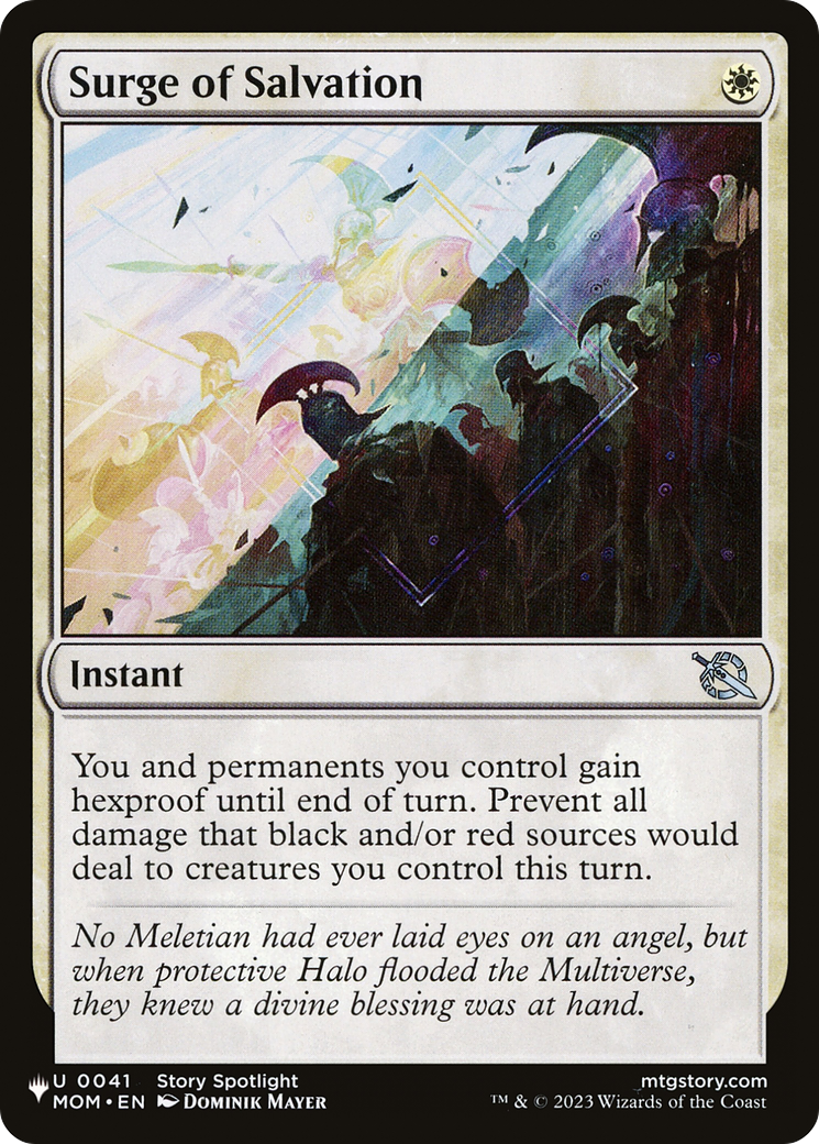 Surge of Salvation [The List] | The CG Realm