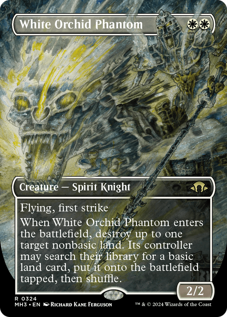 White Orchid Phantom (Borderless) [Modern Horizons 3] | The CG Realm