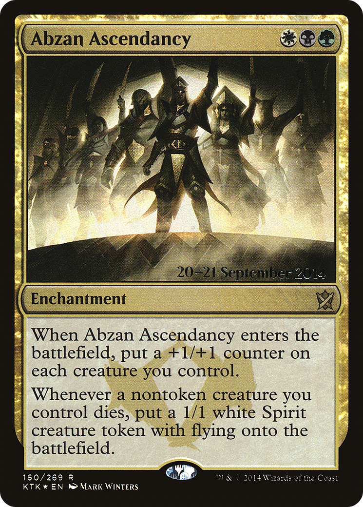 Abzan Ascendancy (PRE-160) - Khans of Tarkir Promos Foil