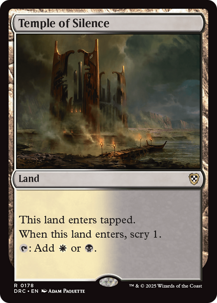 Temple of Silence [Aetherdrift Commander] | The CG Realm