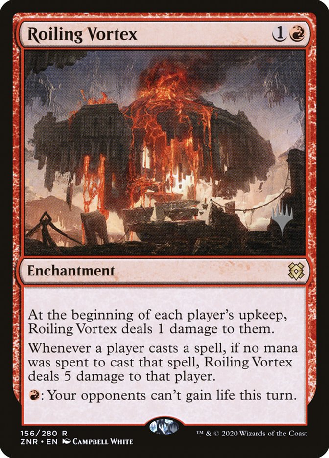 Roiling Vortex (Promo Pack) [Zendikar Rising Promos] | The CG Realm