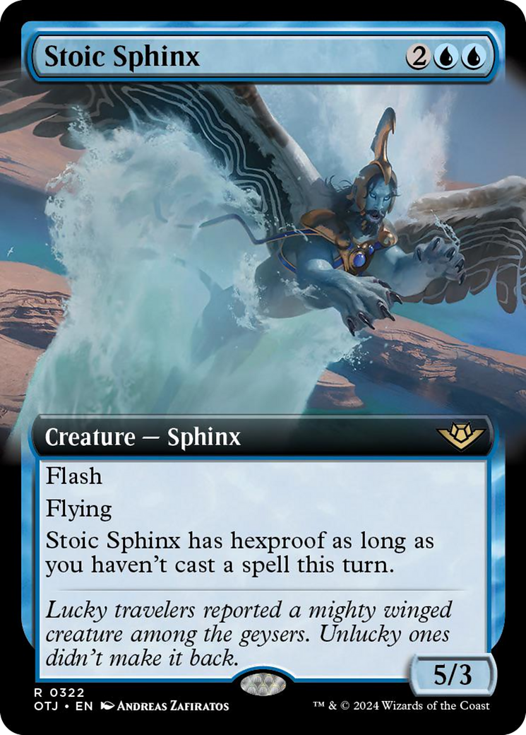 Stoic Sphinx (Extended Art) [Outlaws of Thunder Junction] | The CG Realm