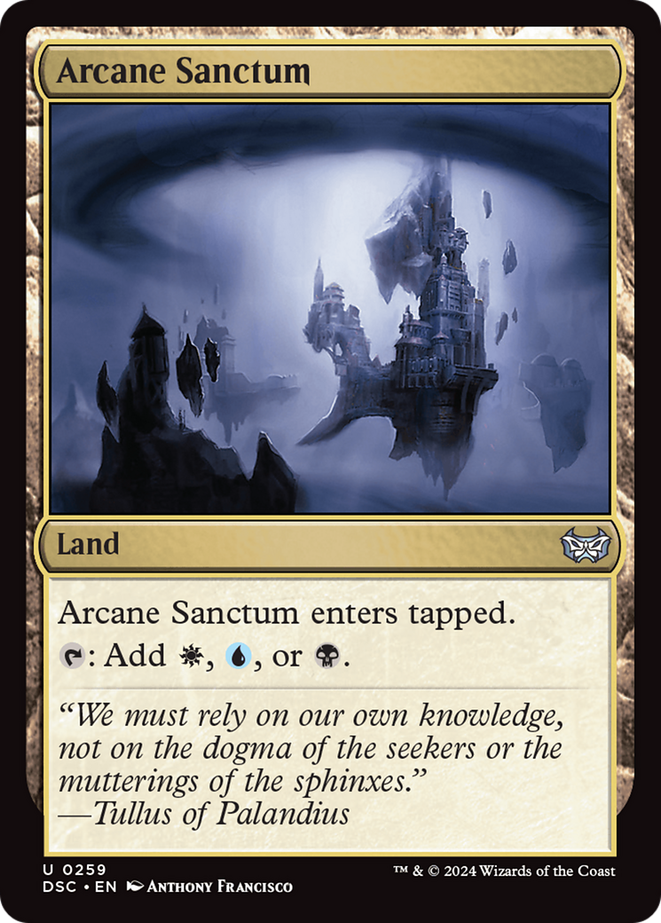 Arcane Sanctum [Duskmourn: House of Horror Commander] | The CG Realm