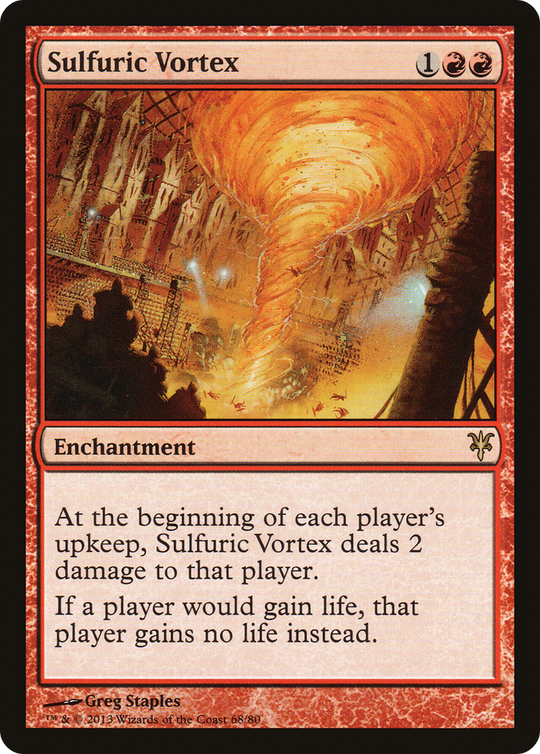 Sulfuric Vortex (DDK-068) - Duel Decks: Sorin vs. Tibalt