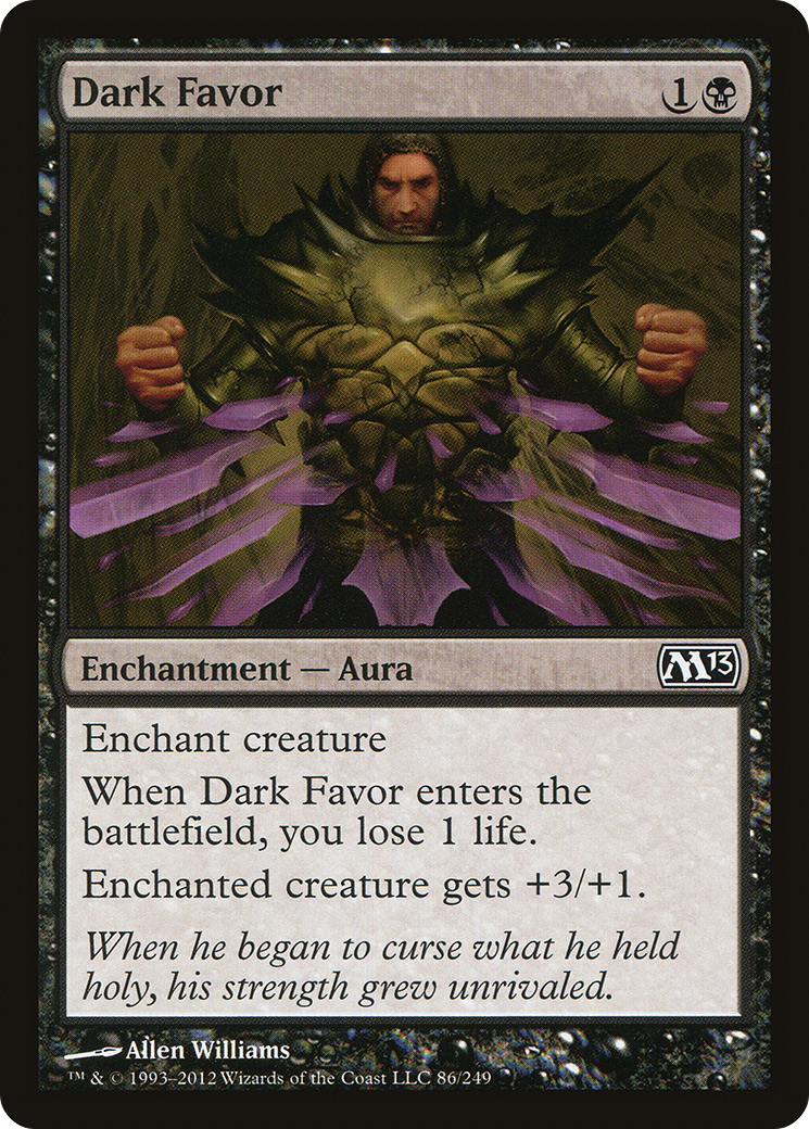 Dark Favor (M13-086) - Magic 2013