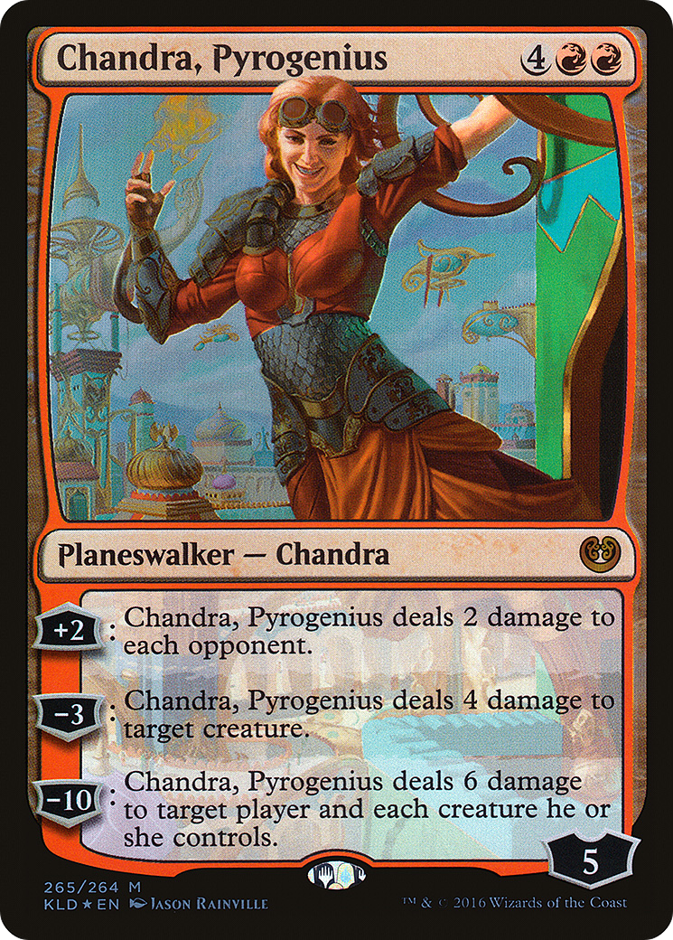 Chandra, Pyrogenius (KLD-265) - Kaladesh Foil