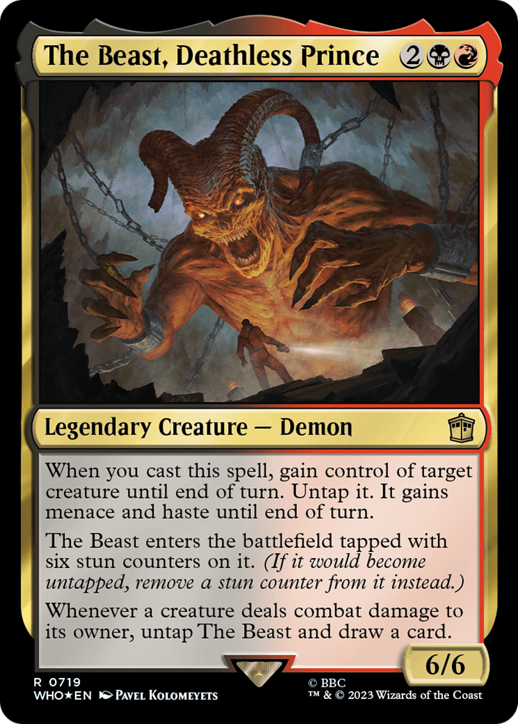 The Beast, Deathless Prince (Surge Foil) [Doctor Who] | The CG Realm