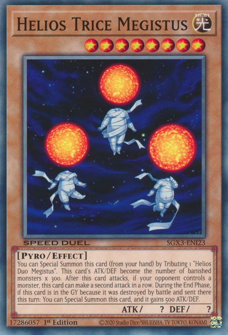 Helios Trice Megistus [SGX3-ENI23] Common | The CG Realm