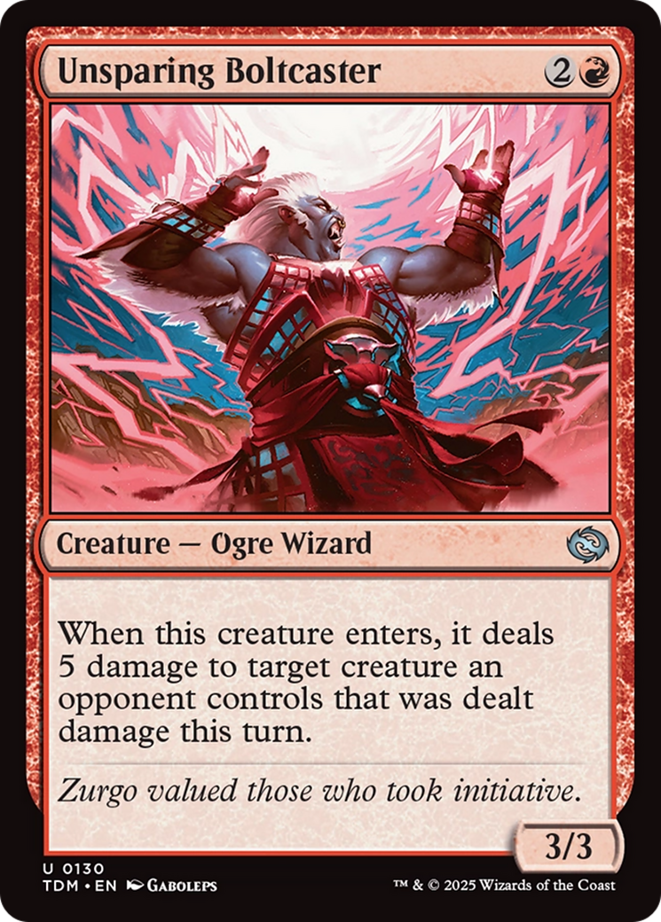 Unsparing Boltcaster [Tarkir: Dragonstorm] | The CG Realm