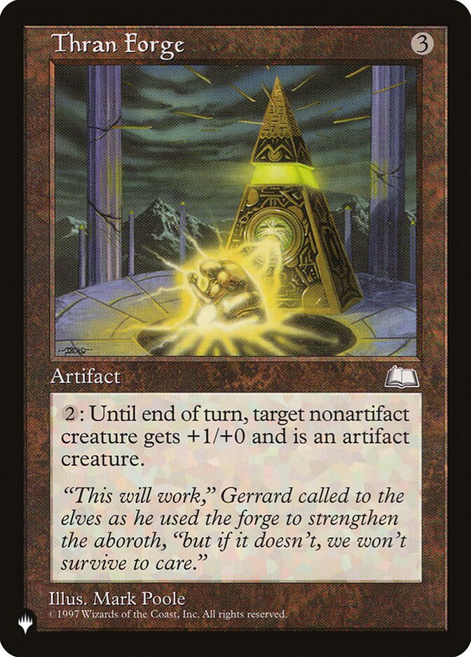 Thran Forge [The List] | The CG Realm