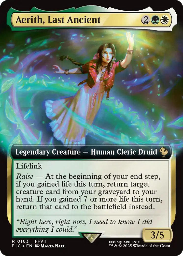 Aerith, Last Ancient (Extended Art) [FINAL FANTASY Commander] | The CG Realm