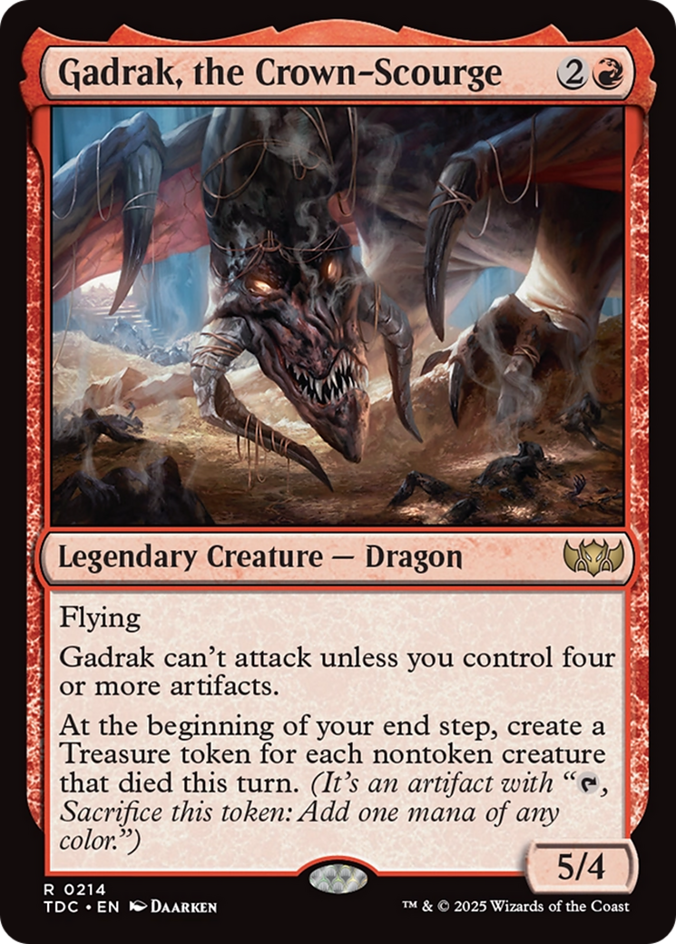 Gadrak, the Crown-Scourge [Tarkir: Dragonstorm Commander] | The CG Realm