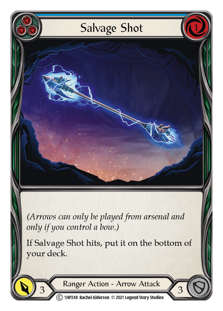 Salvage Shot (Blue) [1HP248] (History Pack 1) | The CG Realm