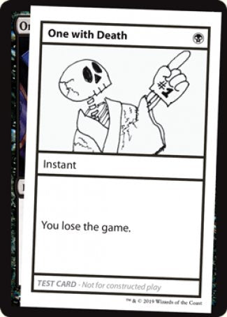 One with Death (2021 Edition) [Mystery Booster Playtest Cards] | The CG Realm
