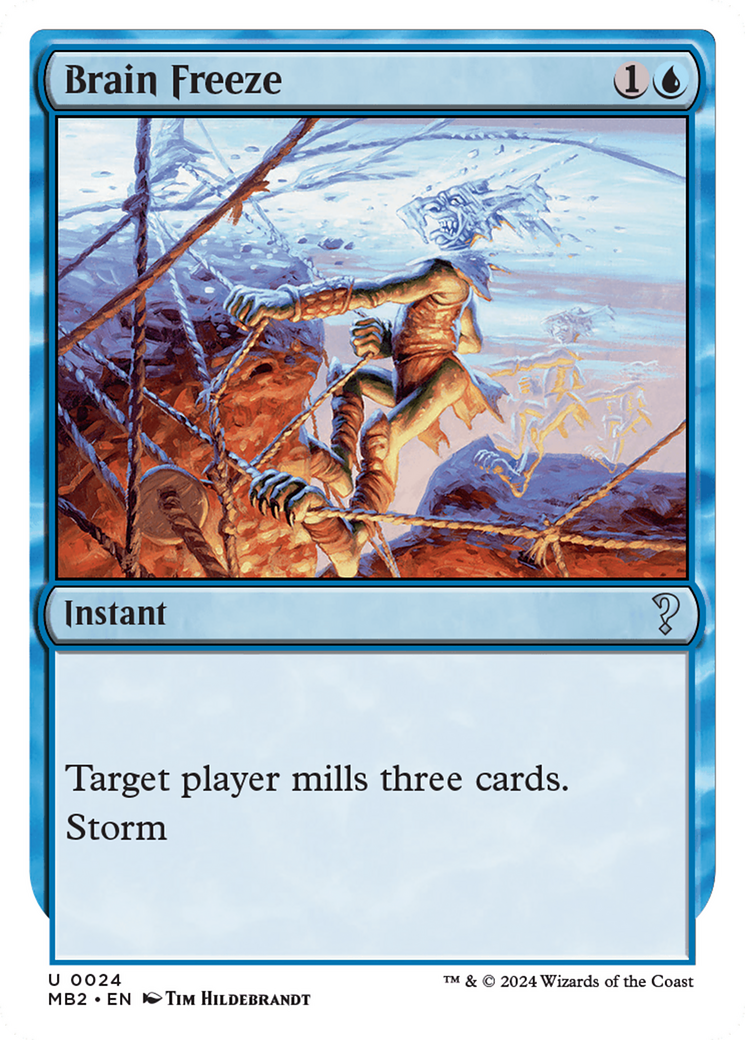 Brain Freeze (White Border) [Mystery Booster 2] | The CG Realm