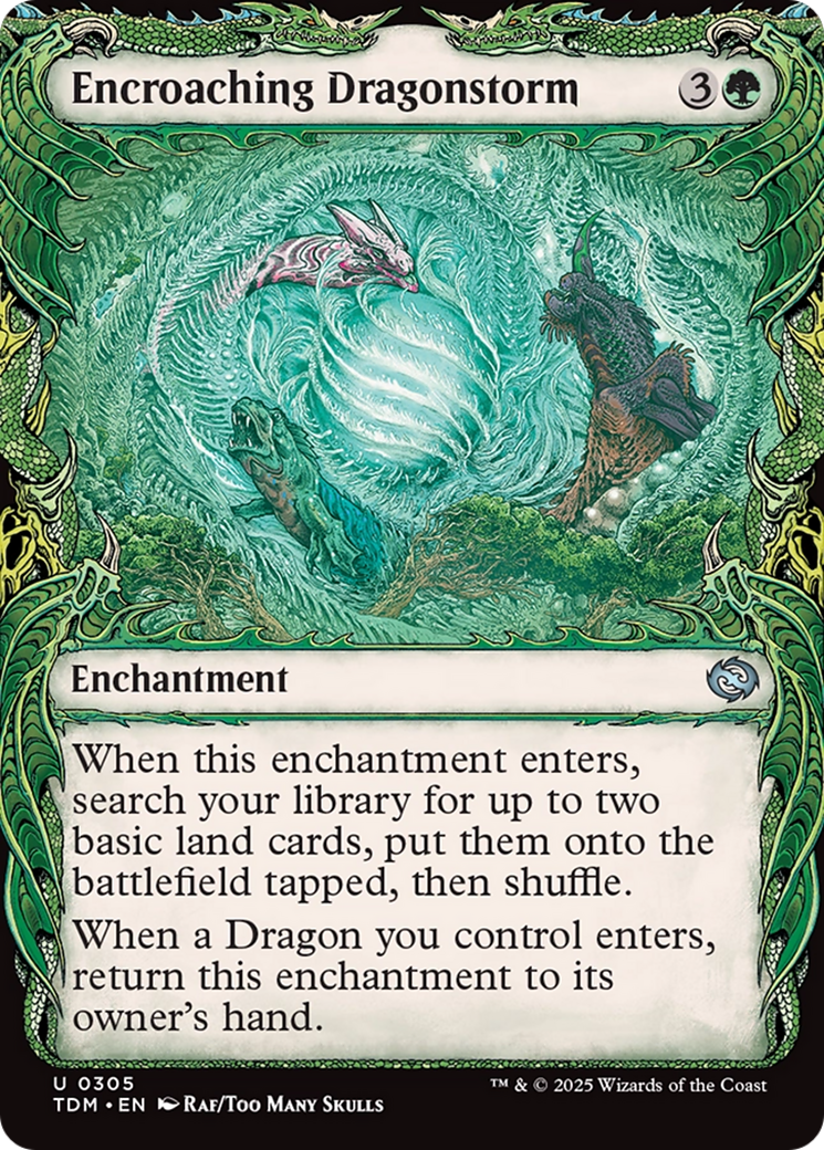 Encroaching Dragonstorm (Showcase) [Tarkir: Dragonstorm] | The CG Realm