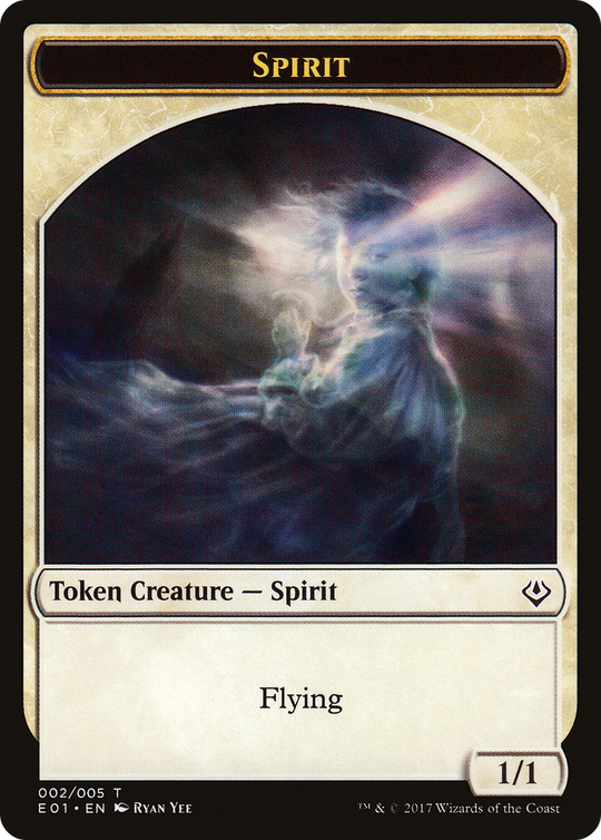 Spirit // Soldier Double-sided Token (AC2-002) - Archenemy: Nicol Bolas Tokens